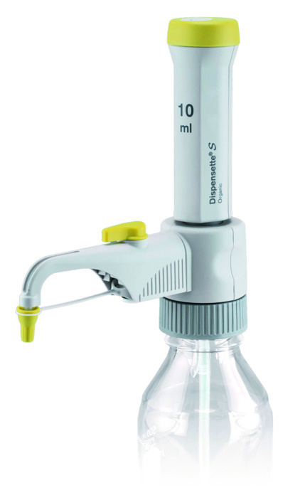 Brand Flaschenaufsatz-Dispenser, Dispensette® S, Organic, Fix, DE-M, 10 ml, mit RDV, #4630241