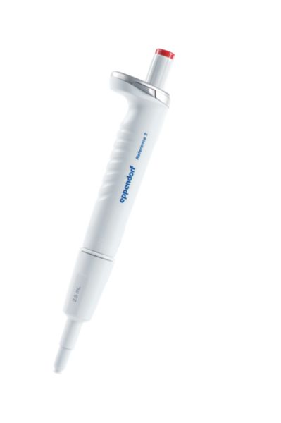 Eppendorf Pipette Reference®2 G, single-channel, variable, 0.25–2.5 mL, red, incl. epT.I.P.S.® sample bags, 4924000096
