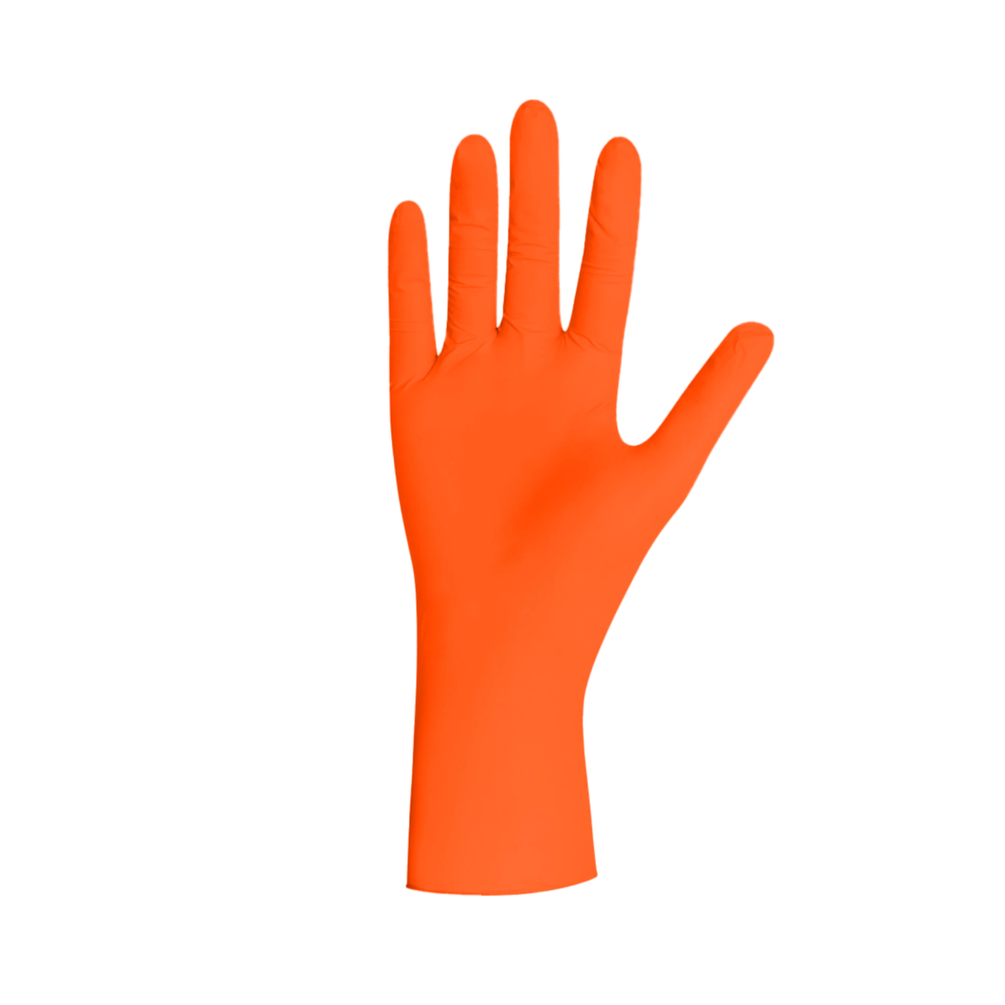 Unigloves Orange Pearl Nitrile Gloves, Orange, Powder-free, Size XS, GP0131